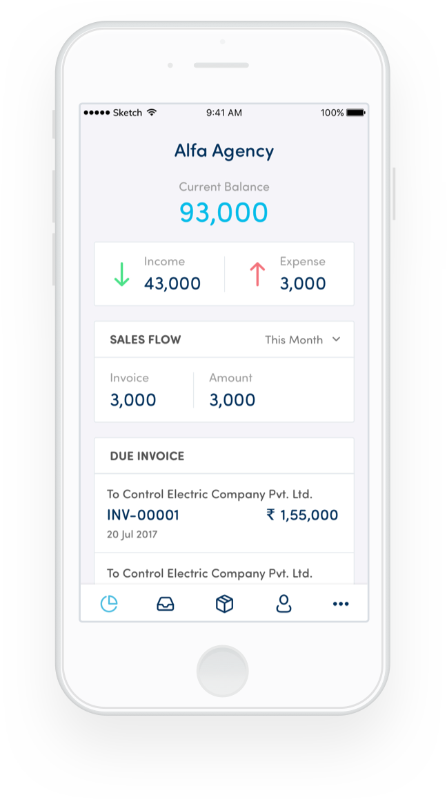Bearbuk’s accounting app